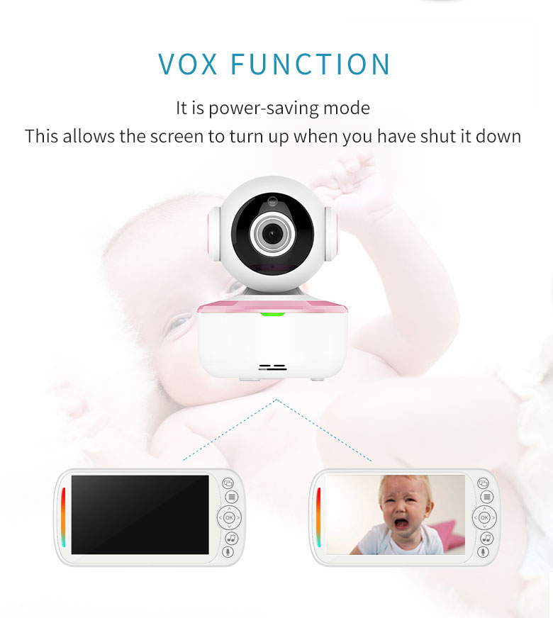 HD wireless baby care device voice intercom baby monitor